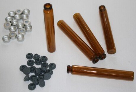 non standard glass vials